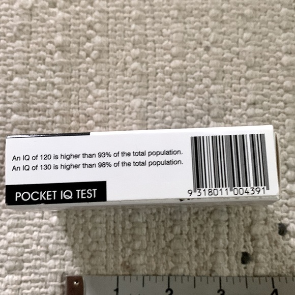 Pocket IQ test, NIB, fun portable IQ test game - Picture 6 of 7